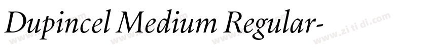 Dupincel Medium Regular字体转换